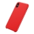 Kryt BASEUS pre Apple iPhone Xs Max - príjemný na dotyk - silikónový - červený