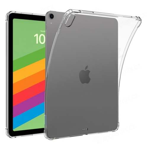 Kryt / puzdro pre Apple iPad Air 13" (2024) - zosilnené rohy - gumové - priehľadné