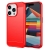 Kryt MOFi pro Apple iPhone 15 Pro Max - karbonová textura - gumový - červený