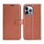 Puzdro pre Apple iPhone 14 Pro Max - stojan - umelá koža - hnedé