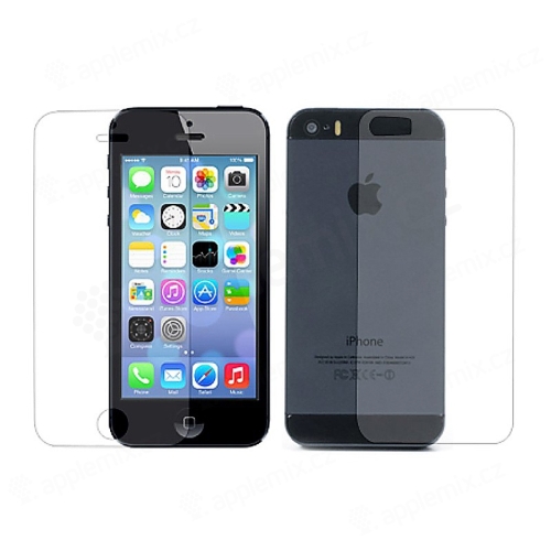 Fólie pro Apple iPhone 5 / 5S / SE - ochranná - přední a zadní - čirá