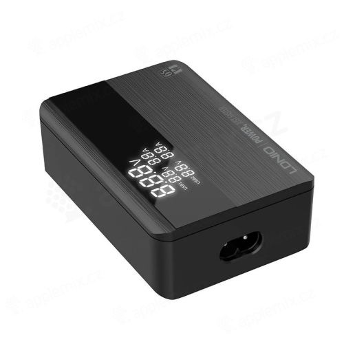 65W napájací adaptér / nabíjačka LDNIO - 2x USB-C PD + 2x USB-A QC pre Apple iPhone / iPad / MacBook