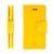 Vyklápěcí pouzdro Mercury Sonata Diary pro Apple iPhone 5 / 5S / SE se stojánkem a prostorem na osobní doklady - žluté