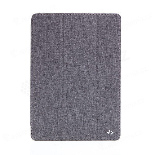 Puzdro pre Apple iPad Air 1 / 9,7 (2017-2018) - textilná textúra / guma - sivé