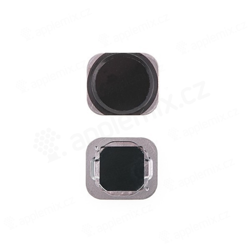 Tlačítko Home Button pro Apple iPhone 6 / 6 Plus - černé - kvalita A