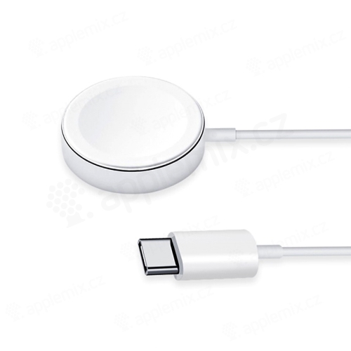 COTEetCI Magnetický nabíjací kábel - USB-C pre Apple Watch - 0,3 m - Biely