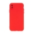 Kryt pro Apple iPhone X / Xs - příjemný na dotek - silikonový - červený