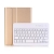 Odnímateľná klávesnica Bluetooth + kryt / puzdro pre Apple iPad mini 4 / 5 - zlatá