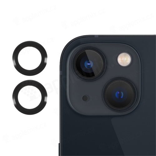 Tvrdené sklo RURIHAI pre Apple iPhone 13 / 13 mini - na objektív fotoaparátu - čierne