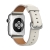 Řemínek pro Apple Watch 44mm Series 4 / 5 / 42mm 1 2 3 - kožený - bílý