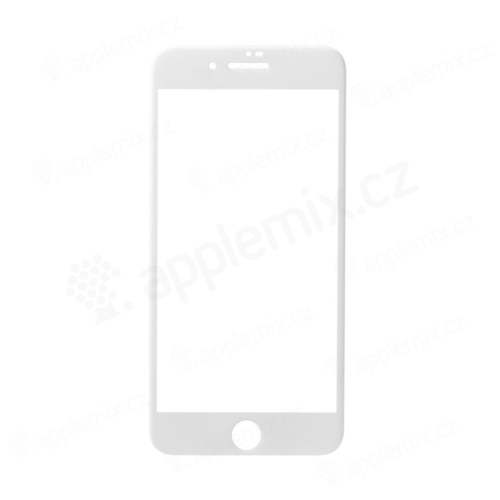 Tvrzené sklo (Tempered Glass) AMORUS pro Apple iPhone 8 Plus - na přední část - 3D hrana - bílý rámeček - 0,3mm