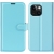 Puzdro pre Apple iPhone 15 Plus - stojan - umelá koža - modré