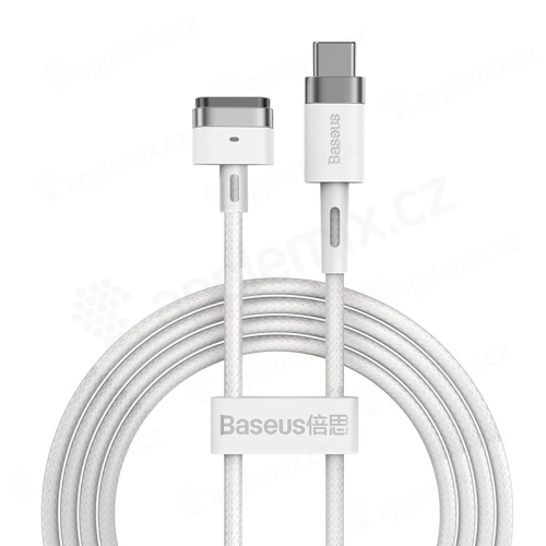 Nabíjací kábel BASEUS pre Apple MacBook - USB-C na MagSafe 2 - Šnúrka - 2 m - Biely