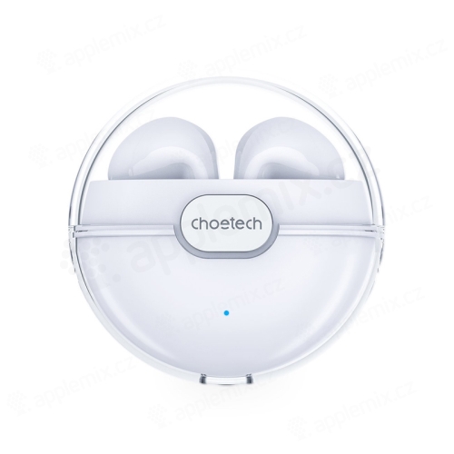 Slúchadlá CHOETECH BH-T08 - TWS - bezdrôtové Bluetooth - USB-C - pipsy - biele