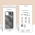 Kryt BABACO pro Apple iPhone - gumový - černý mramor