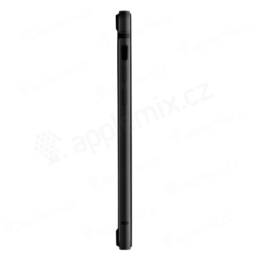 Rámček / nárazník COTEetCi pre Apple iPhone 12 Pro Max - guma / hliník - čierny