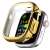 Kryt pre Apple Watch Ultra 49 mm - gumový - priehľadný / zlatý