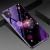Kryt pro Apple iPhone 11 - skleněný / gumový - fialový - květiny
