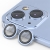 Tvrzené sklo (Tempered Glass) ENKAY pro Apple iPhone 15 / 15 Plus - na čočku kamery - modré