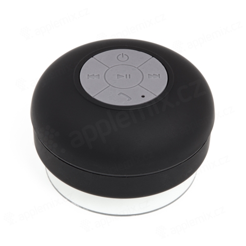 Reproduktor Bluetooth - vodotesný - silikónový - čierny