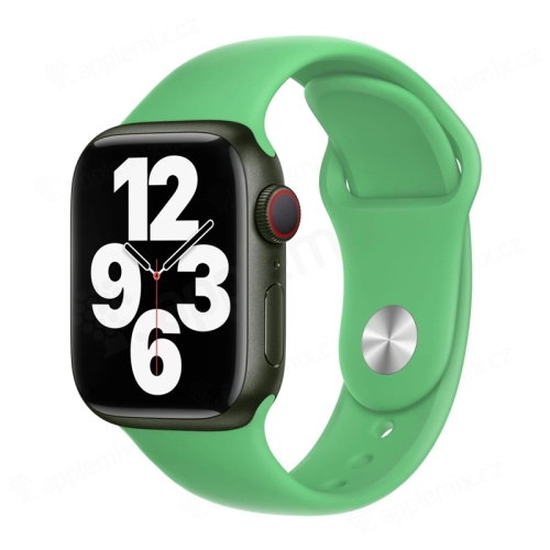 Originální řemínek pro Apple Watch 41mm / 40mm / 38mm - silikonový - svítivě zelený