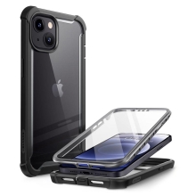 Kryt SUPCASE Ares pro Apple iPhone 13 + tvrzené sklo - odolný - černý