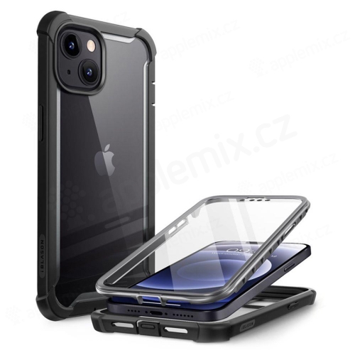 Kryt SUPCASE Ares pre Apple iPhone 13 + tvrdené sklo - odolný - čierny