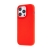 Kryt pre Apple iPhone 14 Pro Max - silikónový - podpora MagSafe - červený
