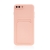 Kryt pre Apple iPhone 7 Plus / 8 Plus so slotom na platobnú kartu - silikónový - ružový