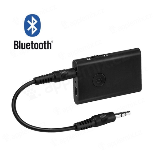 Přijímač / vysílač hudby - bezdrátový adaptér Bluetooth - konektor 3,5mm jack + kabel