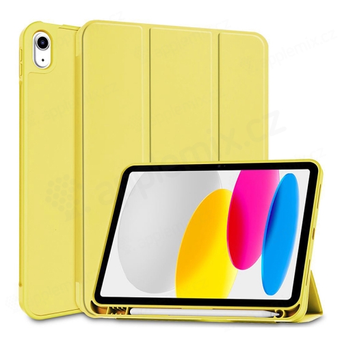 Pouzdro TECH-PROTECT pro Apple iPad 10 (10,9") - chytré uspání - prostor pro Pencil - žluté