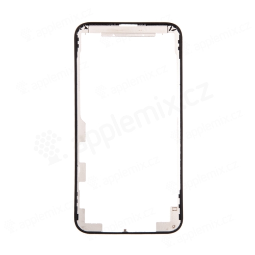 Plastový rámik predného panela pre Apple iPhone 11 Pro - čierny - A+ kvalita