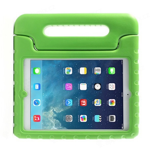 Ochranné penové puzdro pre deti pre Apple iPad Air 1. generácie s rukoväťou / stojanom - zelené