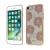 Kryt KAVARO pre Apple iPhone 7 / 8 / SE (2020) / SE (2022) - plastový - ružový a s kamienkami - zlatý / priehľadný