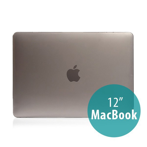 Tenký plastový obal / kryt pro Apple MacBook 12 Retina (rok 2015) - lesklý - šedý