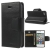 Vyklápěcí pouzdro Mercury Sonata Diary pro Apple iPhone 4 / 4S se stojánkem a prostorem na osobní doklady - černé
