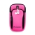 WOZINSKY športové puzdro na ruku pre Apple iPhone - reflexné - látkové - ružové
