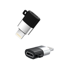 Přepojka / redukce XO - lightning samec na micro USB samice - plastová / kovová