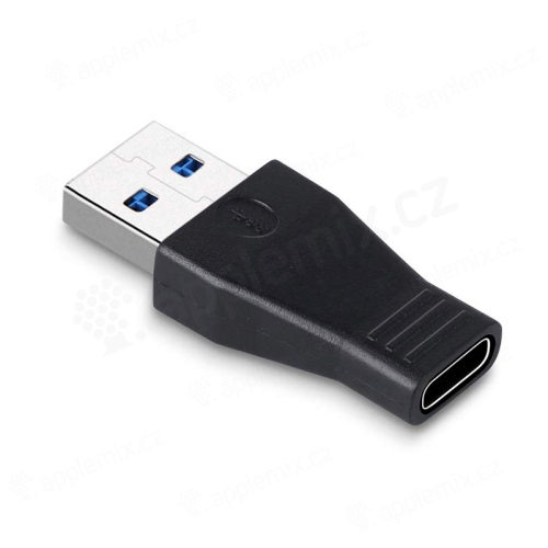Redukcia / adaptér USB-C samica / USB-A samec - podpora USB 3.0 - čierna