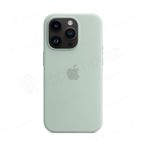 Originální kryt pro Apple iPhone 14 Pro - MagSafe - silikonový - dužnatkově modrý