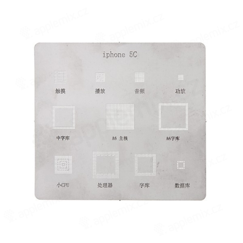 Matrice (šablony pro BGA spoje) chipsetu pro Apple iPhone 5C
