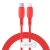 Synchronizačný a nabíjací kábel BASEUS - Lightning pre zariadenia Apple - USB-C - 1,2 m - červený
