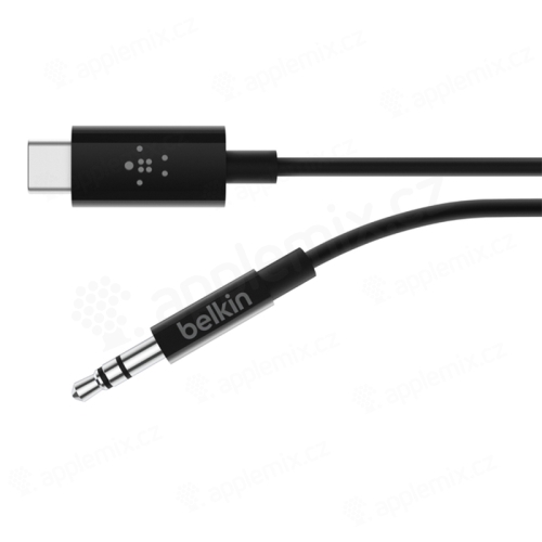 BELKIN USB-C na 3,5 mm jack adaptér / hudobný kábel - 90 cm - čierny