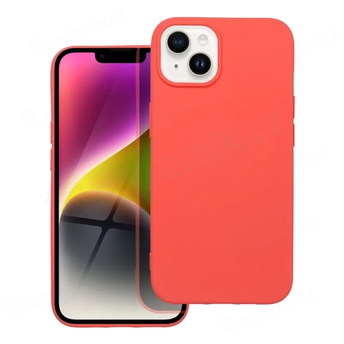 Kryt FORCELL pro Apple iPhone 14 - silikonový - oranžový