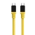 Synchronizačný a nabíjací kábel TACTICAL Fat Man - USB-C / USB-C - silný - silikónový - 1 m - žltý