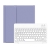 USAMS Bluetooth klávesnica odnímateľná + kryt / puzdro pre Apple iPad 10,2" - modrá / biela
