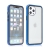 Kryt pro Apple iPhone 12 Pro Max - magnetické uchycení - sklo / kov - 360° ochrana - průhledný / modrý
