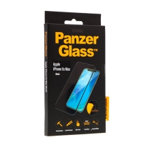 Tvrzené sklo (Tempered Glass) PANZERGLASS pro Apple iPhone Xs Max / 11 Pro Max - 3D hrana - černé - 0,4mm