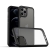 Kryt IPAKY pro Apple iPhone 13 Pro Max - plastový / gumový - průhledný / černý