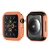Kryt / rámček pre Apple Watch 45 mm Series 7 - plastový - oranžový